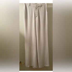careste bone silk pants straight leg pants sz 4